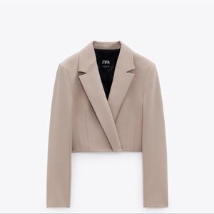 Zara cropped jacket new condition